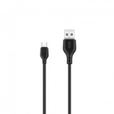 CABLU DE DATE, XO-NB103, MICROUSB 2,1A, 2 M, NEGRU, BLISTER