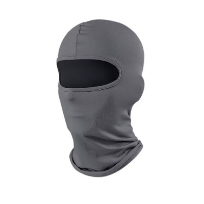 Cagula Moto FIXATO, Unisex, Protectie UV, Material elastic, respirabil, Marime universala, Gri foto