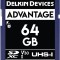 Delkin SD Advantage 660X UHS-I U3 (V30) R100/W80 64GB