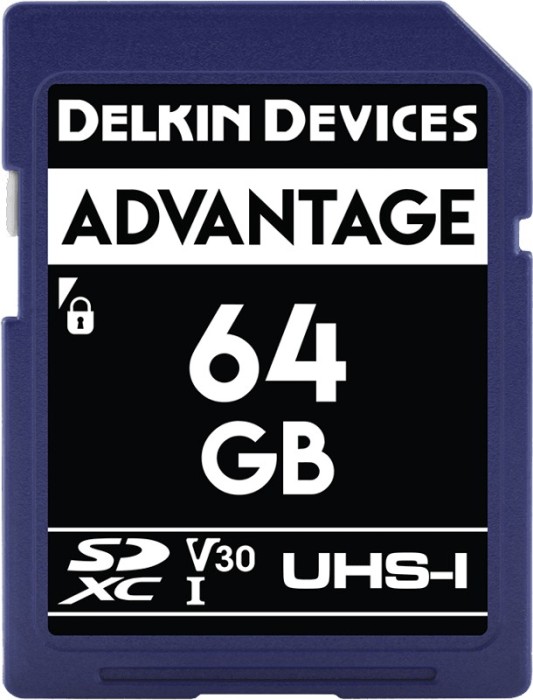 Delkin SD Advantage 660X UHS-I U3 (V30) R100/W80 64GB