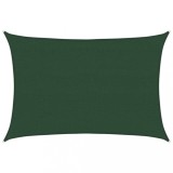 Cumpara ieftin Panza parasolar, verde inchis, 4x6 m, HDPE, 160 g/m&sup2;