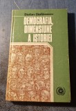 Demografia dimensiune a ostoriei Stefan Stefanescu