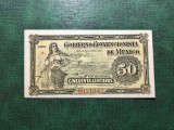 MEXIC 50 CENTAVOS 1915 SUPERBĂ