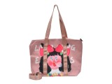 Cumpara ieftin Geanta FLAVIA PASSINI roz, N190, din material textil