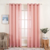 Set 2 Draperii, 140 x 225 cm, Roz - CN