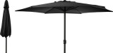 Cumpara ieftin Umbrela de gradina XXL neagra O350 cm cu sistem de deschidere prin manivela