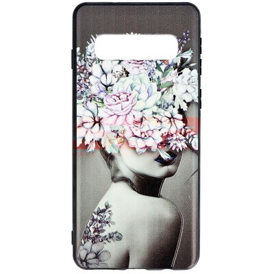 Toc TPU+PC UV Print 3D Samsung Galaxy S10 Lady foto