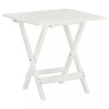 VidaXL Masă de bistro, alb, 46 x 46 x 47 cm, lemn masiv de acacia 41436