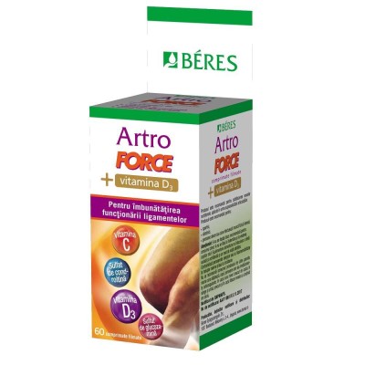 ArtroForce + Vitamina D3 60 capsule Beres foto