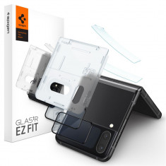 Folie pentru Samsung Galaxy Z Flip4 (set 2), Spigen Glas.tR EZ FIT, Clear