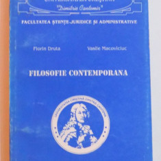 FILOSOFIE CONTEMPORANA de FLORIN DRUTA si VASILE MACOVICIUC , 1994