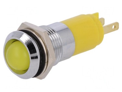 Lampă LED galbenă IP67 24-28V foto