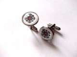 Butoni cu motiv traditional rosu, butoni camasa 37743