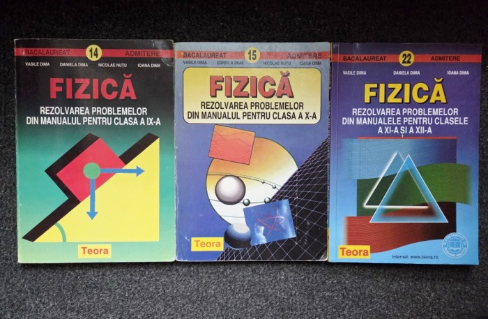 FIZICA. Rezolvarea problemelor din manualele pentru clasele a IX-a - a XII-a - Dima (3 vol)