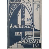 Simion Barbulescu - De la Eminescu la Emil Cioran (Editia: 1995)
