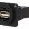 Conector {{Tip conector}}, colier (2 orificii), orificiu pentru &amp;#351;urub conic, pt. montare pe panou, CLIFF - CP30209NMB