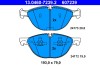 ATE 13.0460-7239.2 set placute frana,frana disc