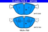 ATE 13.0460-7239.2 set placute frana,frana disc