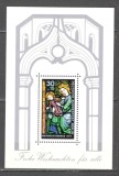Germania Berlin.1977 Nasterea Domnului:Vitraliu-Bl. SB.729