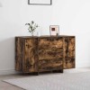 Bufet cu sertar Stejar afumat 120 x 41 x 75 cm Lemn compozit