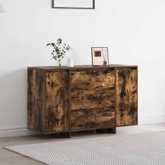 Bufet cu sertar Stejar afumat 120 x 41 x 75 cm Lemn compozit