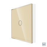 Cumpara ieftin Telecomanda touch RF433 Luxion, 1 canal, auriu, pentru &icirc;ntrerupatoare compatibile