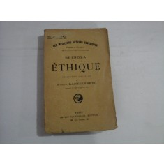 ETHIQUE - SPINOZA - Paris, 1908