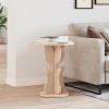 VidaXL Masă laterală natural 39.5 x 39.5 x 53.5 cm Lemn masiv de pin 873556