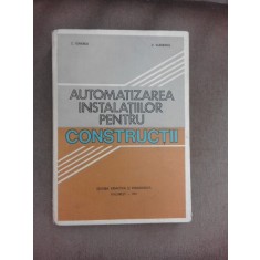 AUTOMATIZAREA INSTALATIILOR PENTRU CONSTRUCTII - C. IONESCU