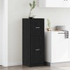 VidaXL Cabinet de Apotecă Stejar negru 40 x 41 x 118 cm Lemn compozit 869032