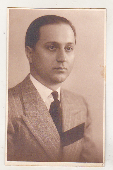 bnk foto Barbat - Foto Palas ( Bucuresti? ) 1940