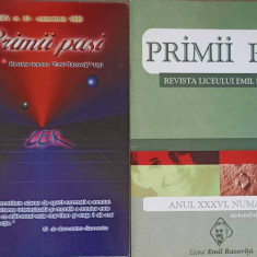 PRIMII PASI NR.23-24/1999-2000, REVISTA LICEULUI EMIL RACOVITA, IASI (2 REVISTE)-COLECTIV