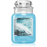 Village Candle Sea Salt Surf lum&acirc;nare parfumată (Glass Lid) 602 g
