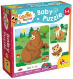 Puzzle baby, Lisciani, Animalute din padure, 24 piese