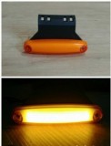 Lampa Laterala Neon Galbena 12V 24V cu Suport Unghi 90&deg; LED Auto Utilitare Camioane Autobuze Agricole 105mm