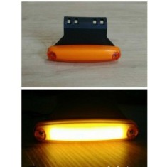 Lampa laterala Neon galbena cu suport 12v-24v AD0322