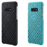 Cumpara ieftin Set Husa Cover Samsung Pattern pentru Samsung Galaxy S10e Negru si Verde