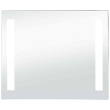 Cumpara ieftin Oglinda cu LED de perete pentru baie, 60 x 50 cm