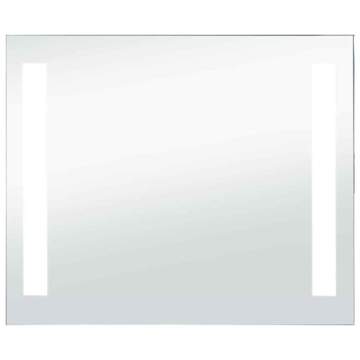 Oglinda cu LED de perete pentru baie, 60 x 50 cm