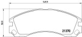 BREMBO P 61 089 PRIME LINE set placute frana,frana disc