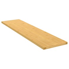 vidaXL Raft de perete, 80x20x1,5 cm, bambus