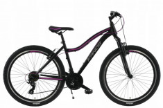 Bicicleta MTB Kands&amp;reg; Energy 500 Dama Roata 27,5&amp;#039;&amp;#039;, Negru/Roz - 19 inch - 168-185 cm inaltime foto