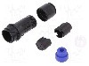 Conector circular, tata, 10 pini, BULGIN - PXP4011/10P/5560