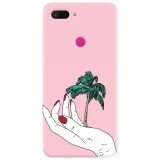 Husa silicon pentru Xiaomi Mi 8 Lite, Palm Tree