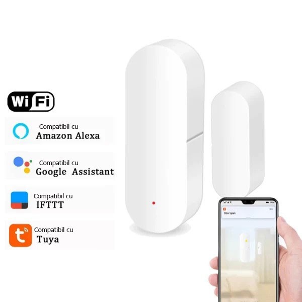 Senzor magnetic WiFi Sonor de usa/fereastra