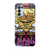 Husa compatibila cu Oppo Find X3 Lite model Old SpongeBob Graffiti, Silicon, TPU, Viceversa, Transparent, Carcasa