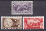 ROMANIA 1933 LP 105 SEMICENTENARUL CASTELULUI PELES SERIE GUMA ORIGINALA SARNIERA