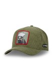 Capslab șapcă de baseball din bumbac x Naruto culoarea gri, cu imprimeu, CL/NS3/1/PCT/COR