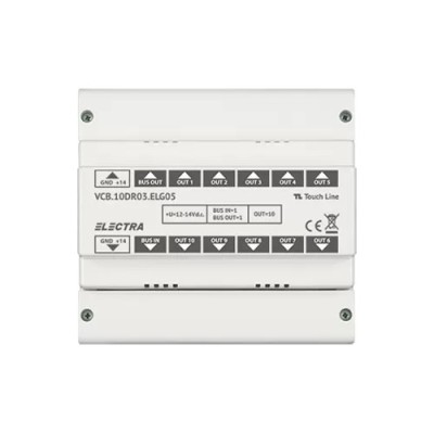 Doza derivatie video 10 iesiri pentru EXPERT, G3 - ELECTRA VCB.10DR03.ELG05 foto