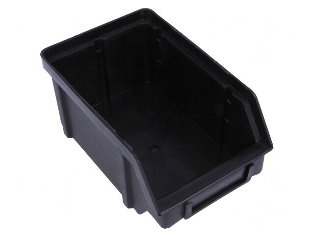 Cuvă ESD Polipropilenă Neagră 77x56x119mm